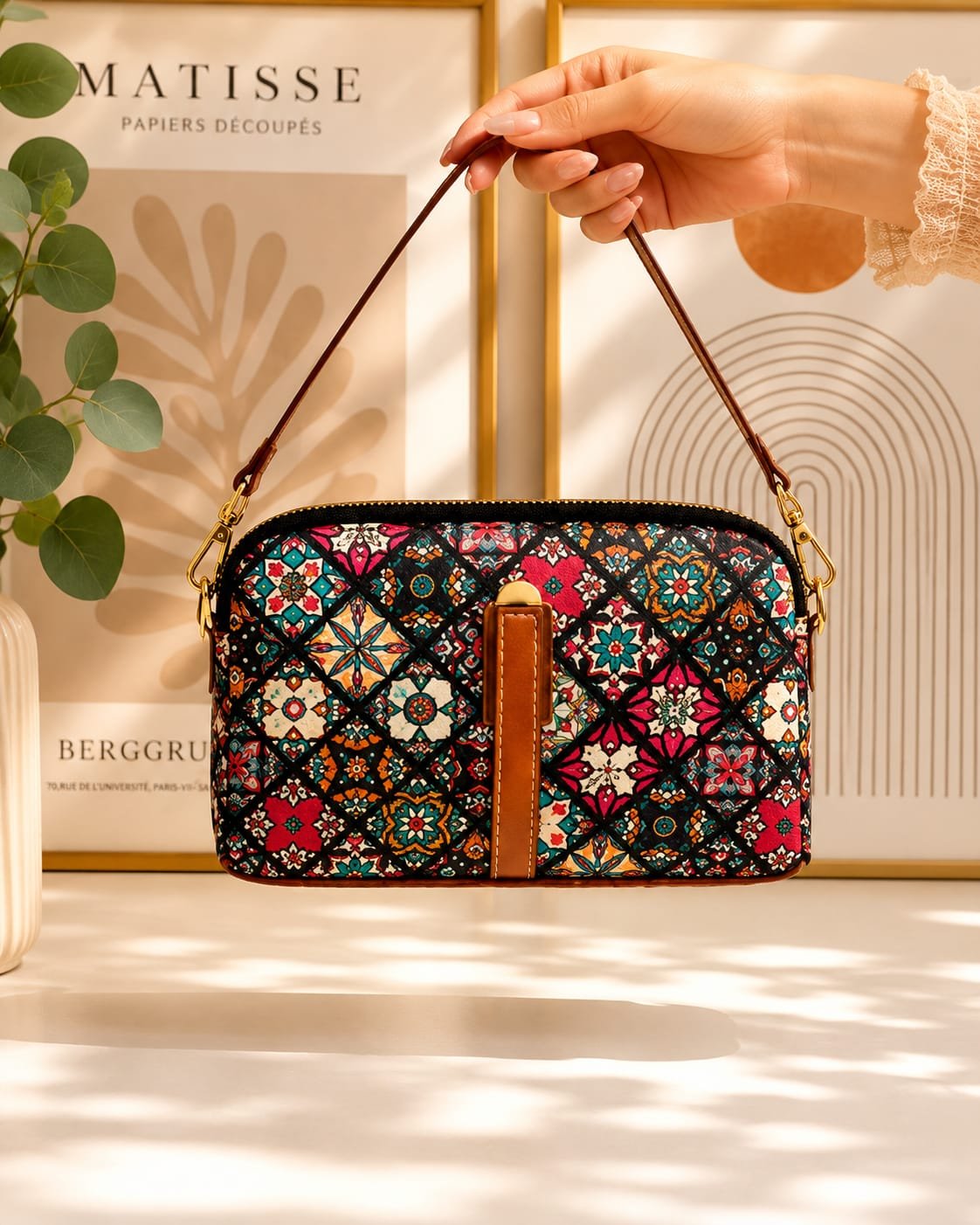 Bonofie Jute Sling Bag - View 2